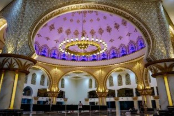 Motif Plafon Masjid Grand Wisata Bekasi